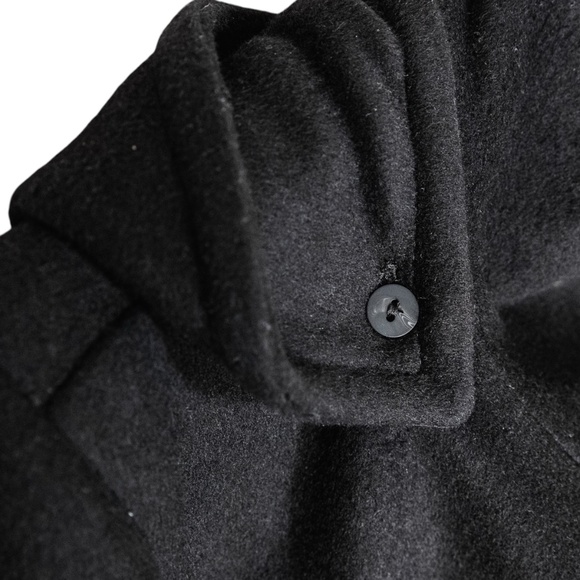 NWOT: Lauren Ralph Lauren Women's Black Hooded A-Line Wool Coat; Size 1X - Picture 7 of 15